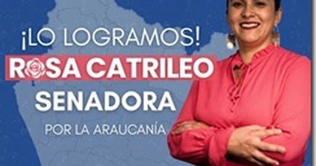 Rosa Catrileo alcanza los patrocinios para su candidatura al Senado Rosa Catrileo alcanza los patrocinios para su candidatura al Senado