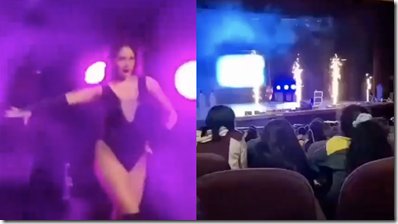 El show después del show: 40 segundos que desataron la polémica en temuco en celebraciones del día del niño