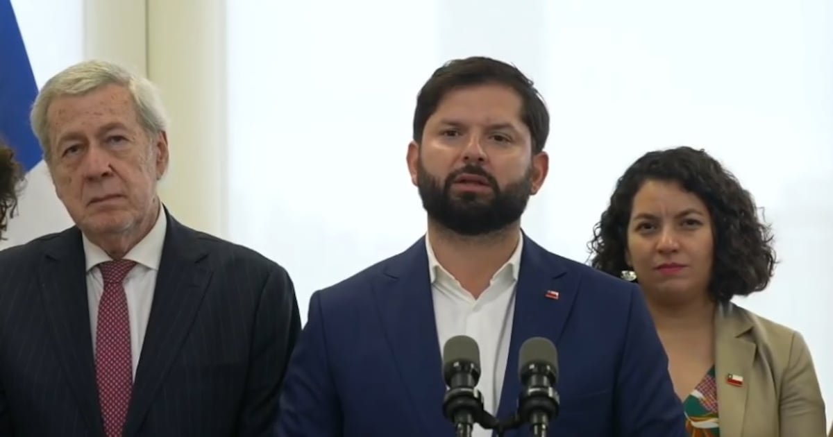 Boric responde críticas a postulación de Bachelet a la ONU y descarta haber personalizado dardos contra Trump Boric responde críticas a postulación de Bachelet a la ONU y descarta haber personalizado dardos contra Trump