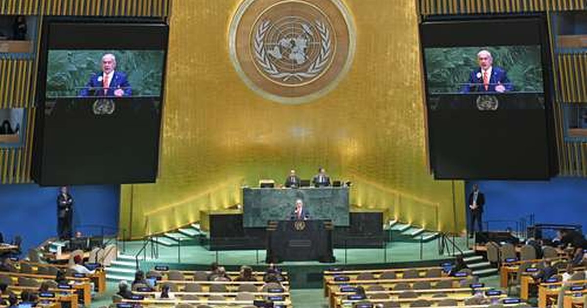 Decenas de delegados de la ONU boicotean discurso de Netanyahu