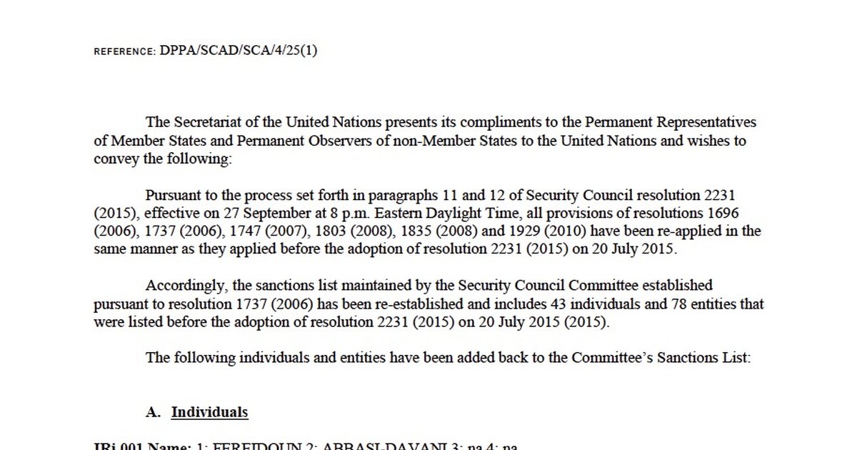 Rusia pide a la ONU que levante las sanciones contra Irán, que violan las decisiones del Consejo de Seguridad, por Vassily Nebenzia Rusia pide a la ONU que levante las sanciones contra Irán, que violan las decisiones del Consejo de Seguridad, por Vassily Nebenzia