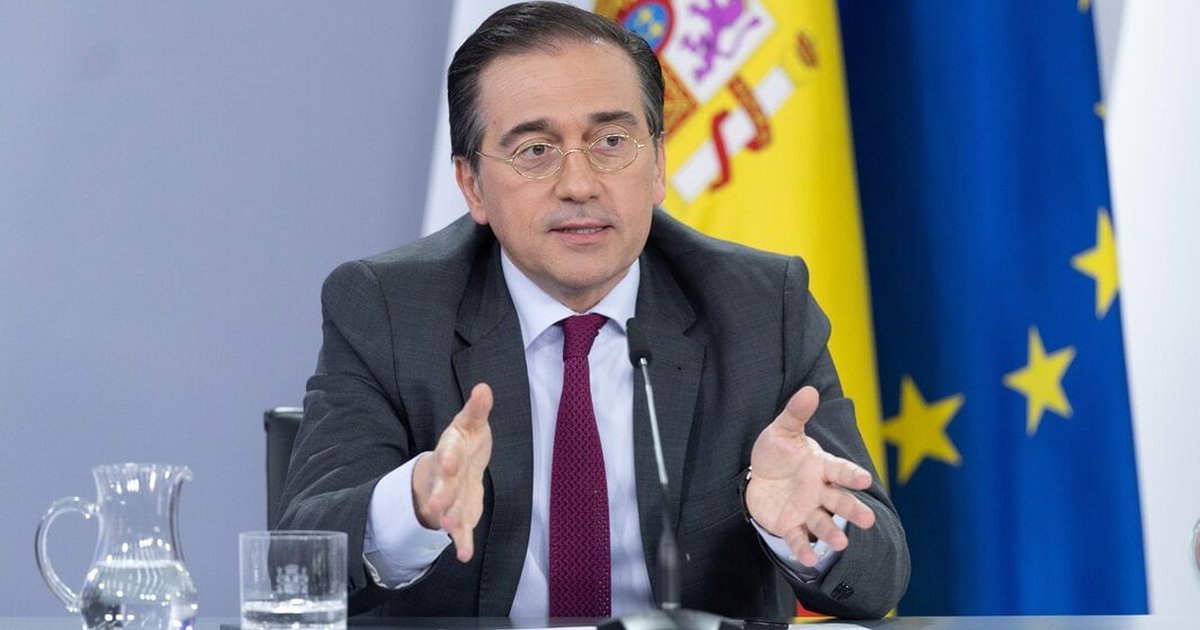 El ministro de exteriores Albares, humilla a España y cede ante Sheinbaum sobre la conquista El ministro de exteriores Albares, humilla a España y cede ante Sheinbaum sobre la conquista