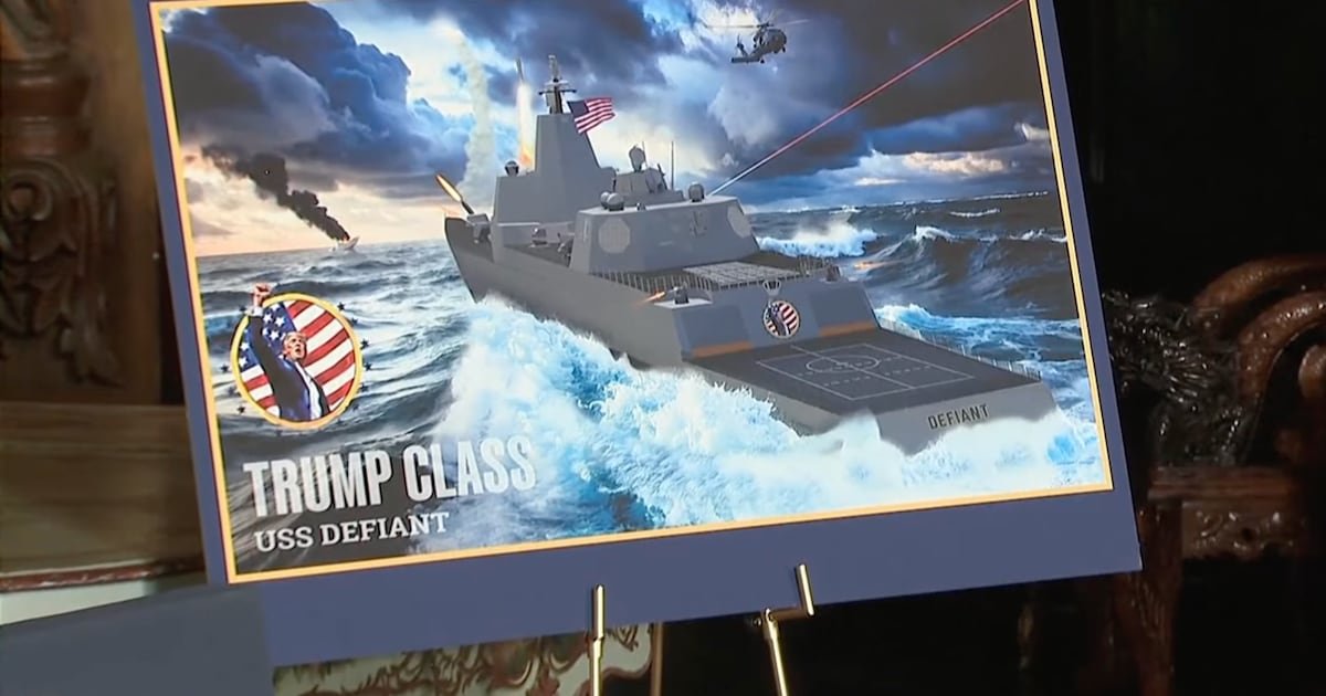 Cómo será la nueva flota de acorazados «clase Trump» que anunció el presidente de EEUU