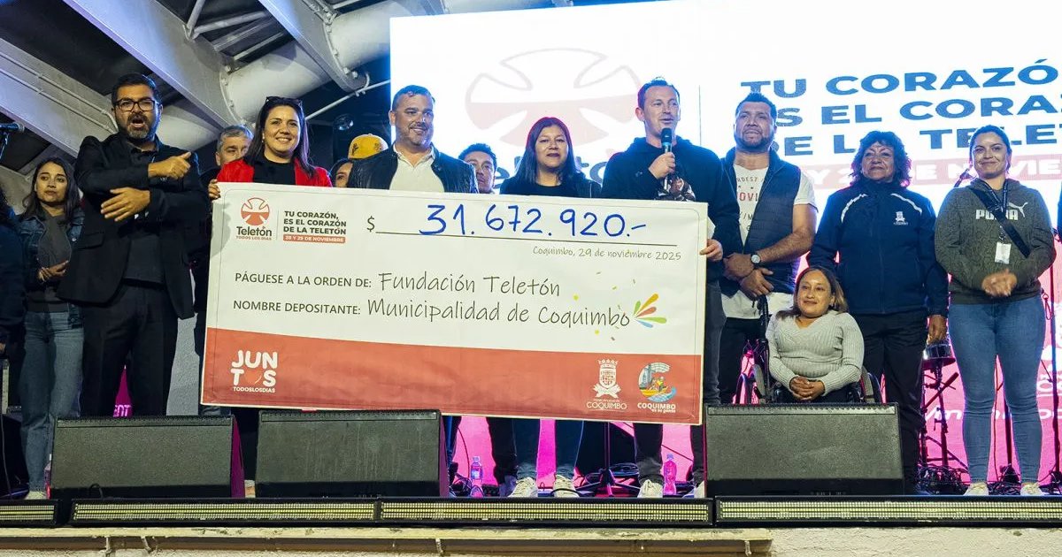 Coquimbo cumple con la Teletón y supera meta del 2024