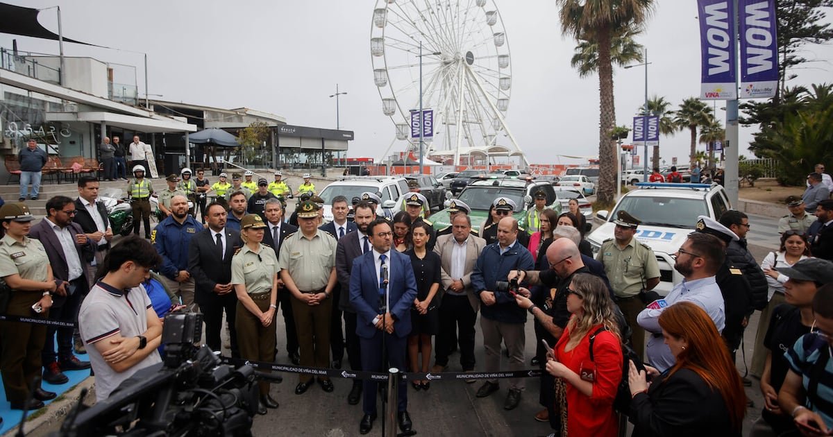 Con refuerzo de carabineros y nueva Base Operativa Policial: autoridades presentan plan «Verano Seguro» en Viña del Mar