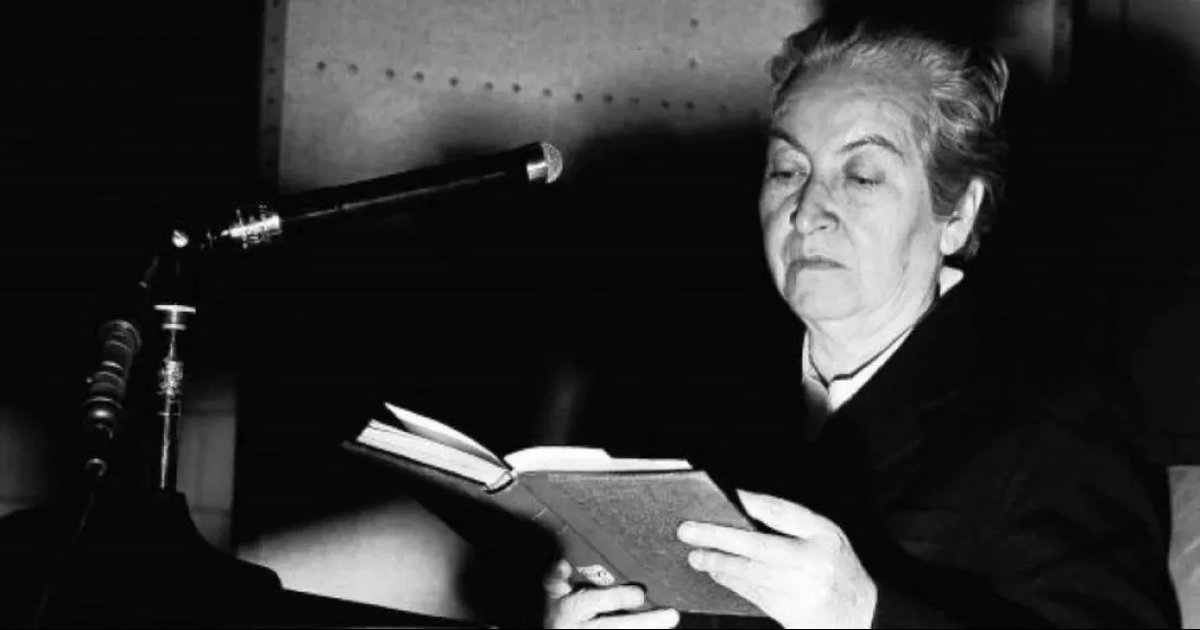 A 80 años del Nobel destacan universalidad de Gabriela Mistral