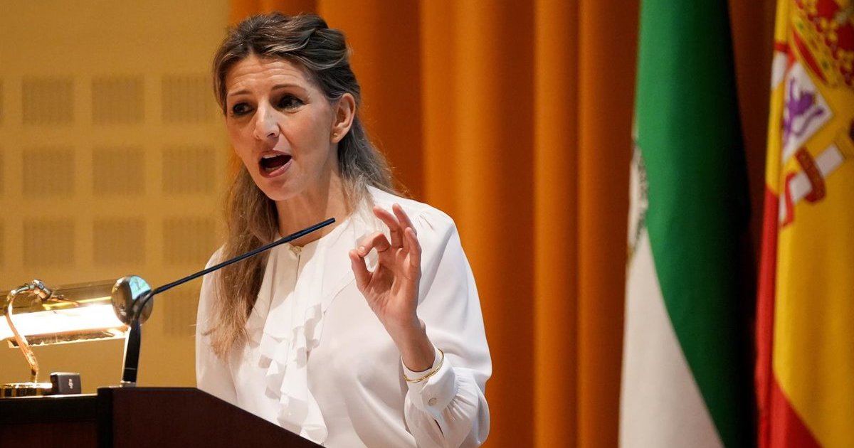 Yolanda Díaz avisa a la UE y a la OTAN que intentar apaciguar a Trump no funciona