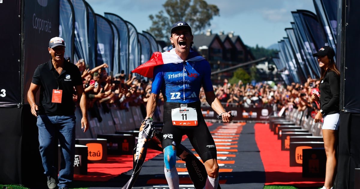 Chile, en la cima del triatlón masculino tras 33 años: Diego Moya se corona con nuevo récord en el Ironman 70.3 de Pucón